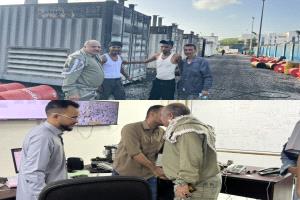 الشعبي يتفقد محطات التوليد ويعايد الكوادر المناوبة في أول أيام عيد الأضحى