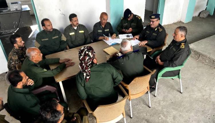 لجنة من رئاسة مصلحة الأحوال المدنية تتفقد فرع لبعوس بيافع