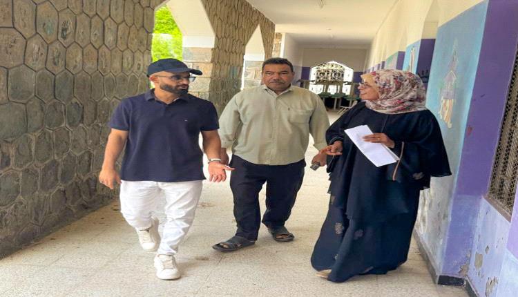 بن جرادي يوجه بإصلاح منظومة الطاقة الكهربائية في ثانوية باكثير النموذجية للبنات بصيرة