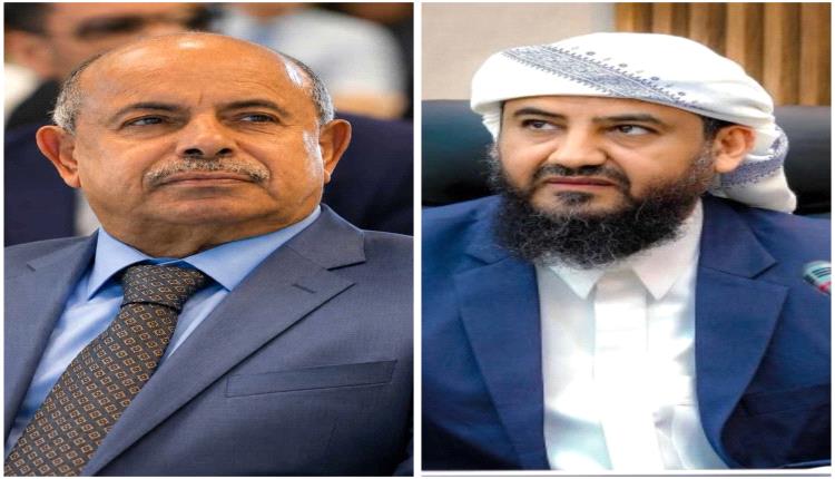 الخنبشي يطلع من عضو مجلس القيادة المحرمي على مستجدات عملية «فجر اليمن» ويشيد بالانتصارات الميدانية