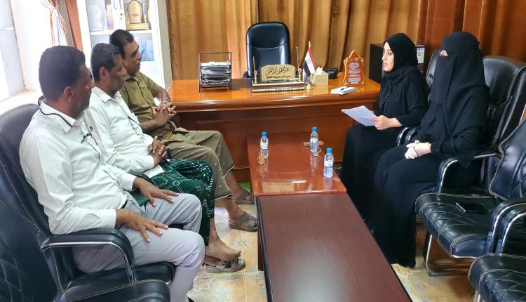 مدير عام مديرية القطن يلتقي وكيل محافظة حضرموت لشؤون المرأة