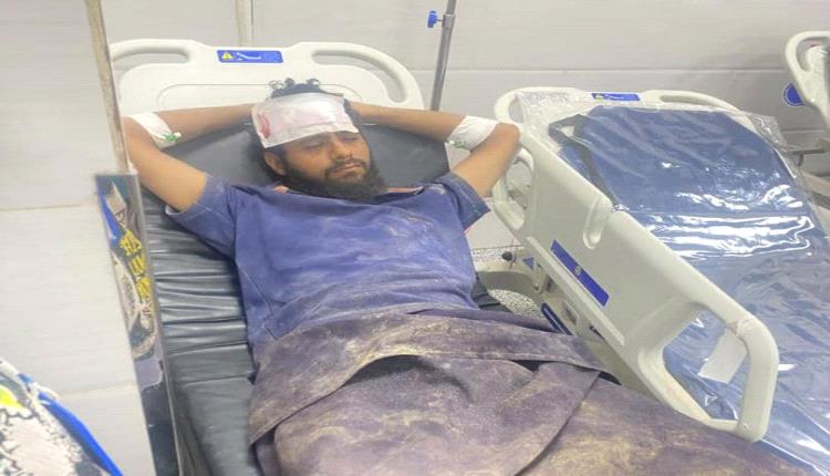 إصابة شقيق مساعد مدير أمن أبين خلال مشاركته في عمليات تحرير باب المندب وجزيرة ميون