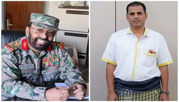 اللواء الدكتور ناصر محسن الفضلي يهنئ وائل الزري بمناسبة تكليفه مديرًا عامًا لصندوق النظافة والتحسين بمحافظة أبين