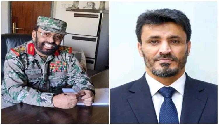 اللواء ناصر الفضلي يهنئ الدكتور فوزي الدوح بتكليفه مديراً عاماً لمكتب الصناعة والتجارة بأبين