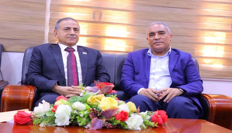 وزير التربية والتعليم ورئيس جامعة عدن يبحثان تعزيز التعاون المشترك