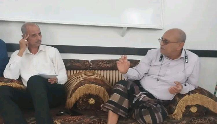 مدير عام تبن يشارك في اجتماع طوارئ لحج لمواجهة الاحتياجات الإنسانية لنازحي الصبيحة