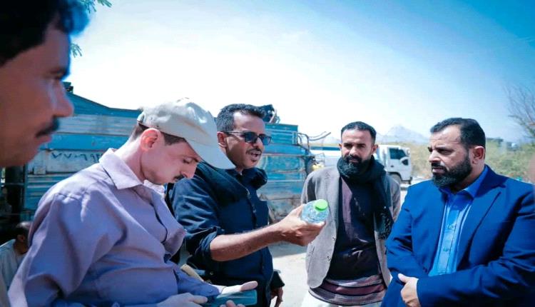 فريق ميداني يعاين مشروع مياه مودية الجديد تمهيدًا لبدء التنفيذ بدعم من محافظ أبين