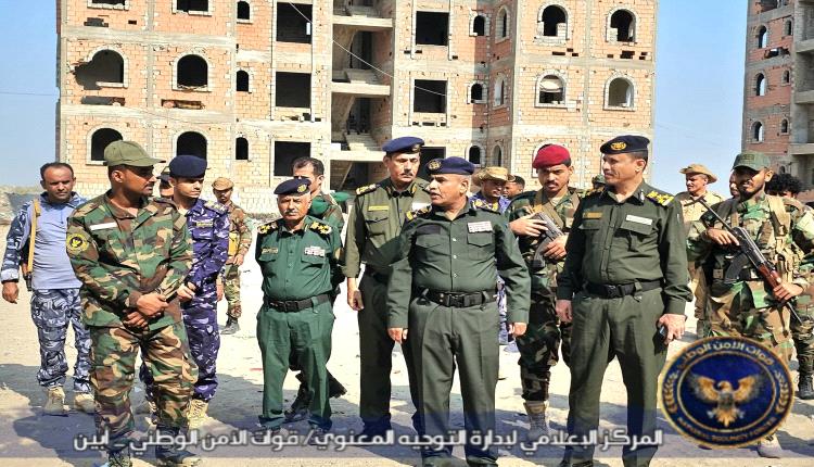وكيل وزارة الداخلية ومدير الأمن العام بمحافظة ابين يقوموا بزيارة ميدانية لمقر الأمن الوطني بمحافظة أبين للاطلاع على مستوى الجاهزية