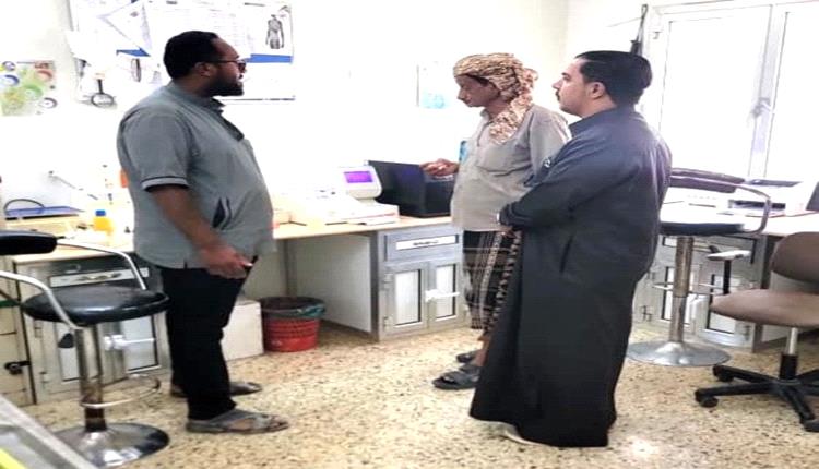 العامري والعمودي يتفقدان سير العمل بمستشفى ساه