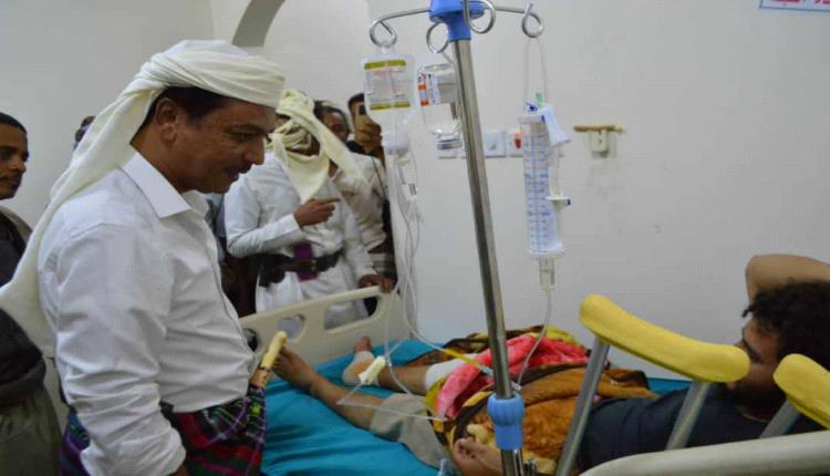 من ميادين التضحية إلى واجب الوفاء.. باعوم يتفقد جرحى معسكر العلم بحضرموت