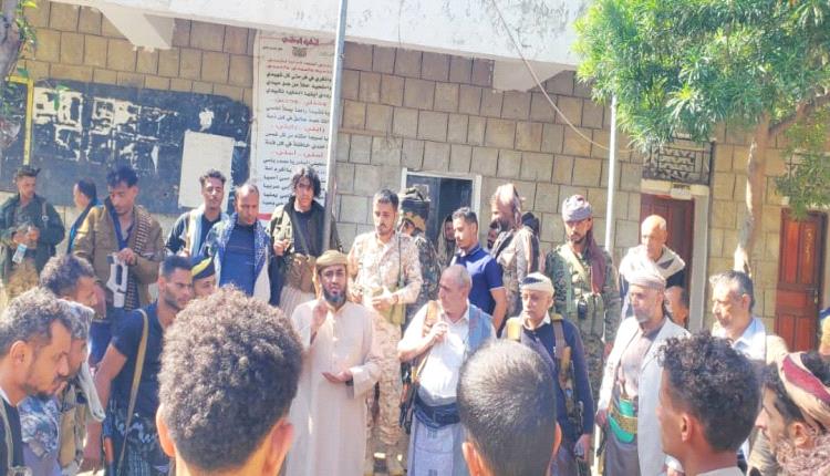 وكيل أول محافظة تعز يتفقد أبطال القوات المسلحة في مشرعه وحدنان