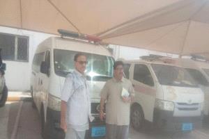بتوجيه الشعبي و اليزيدي.. مدير صحة المنصورة يبحث مع مدير مركز الطوارئ والاسعاف بعدن لتأهب وأستعداد المركز
