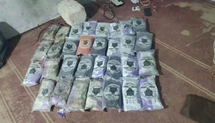 خفر السواحل بحضرموت تضبط 37 كيلوغرام من الحشيش داخل سيارة متجهة إلى عدن