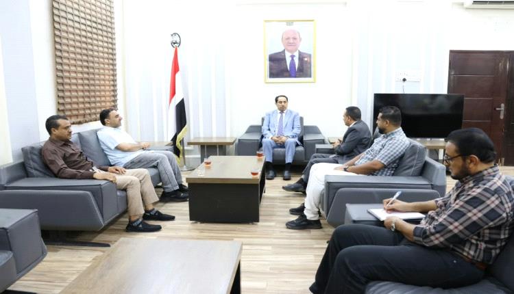 الوزير البكري يلتقي وكيل محافظة ريمة لشؤون الشباب ويوجه بدعم الأنشطة الشبابية والرياضية