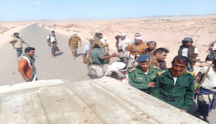 مدير أمن أحور واللواء الخامس مشاة ورئيس عمليات اللواء 111 مشاة ينجحان في فض اشتباك قبلي بالمديرية