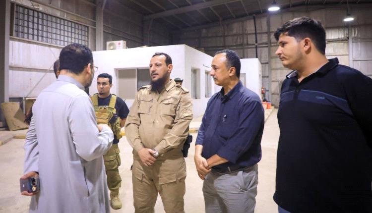 شيخ والكاف يطلّعان على سير العمل في مركز الطوارئ والإسعاف ومصنع الأكسجين بالعاصمة عدن