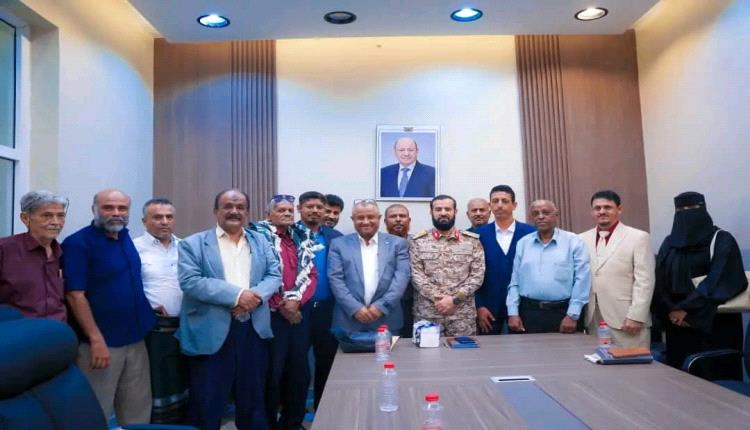 محافظ أبين يلتقي قيادات السلطة القضائية ويشدد على سيادة النظام والقانون واحترام استقلال القضاء