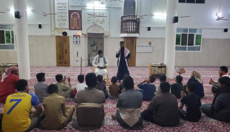 مؤسسة رخية للتنمية تستضيف قافلة دعوية وتربوية من جامعة الإيمان بسيئون