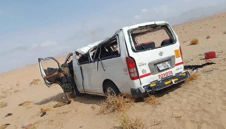 حادث مروري أليم يودي بحياة نازحين فروا من الحرب الى عدن