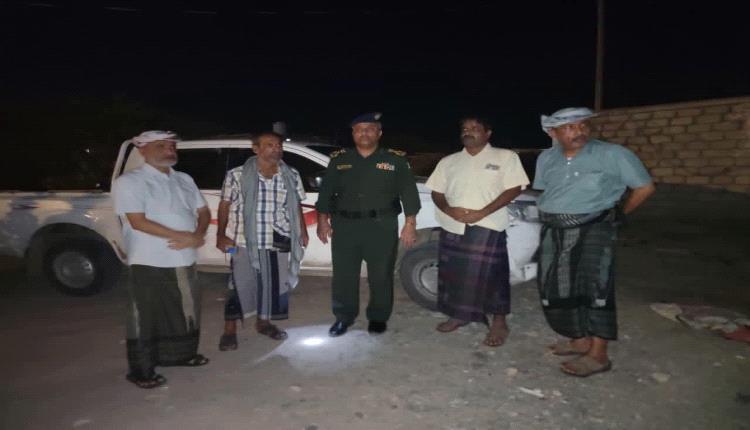 العميد الجابري يتفقد موقع حادثة ضربة جوية بطيران مسيّر في مديرية بروم ويطّلع على الإجراءات الأمنية