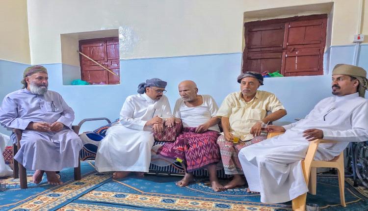 التميمي مدير عام مصلحة شؤون القبائل يزور الشخصية الاجتماعية الشيخ عرفان عبود حم