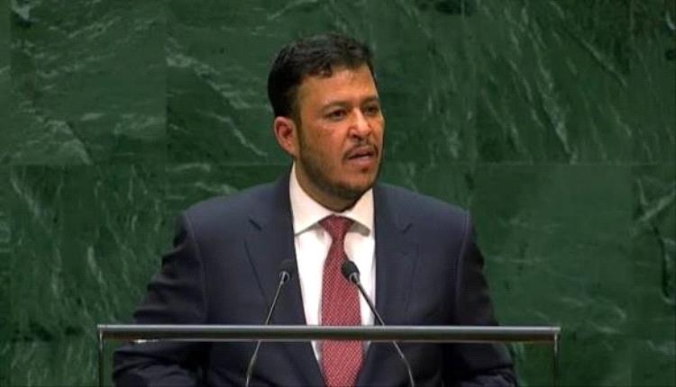 العليمي أمام الأمم المتحدة: دعم الحكومة هو المفتاح لحماية الموانئ والمياه الإقليمية من التصعيد الحوثي