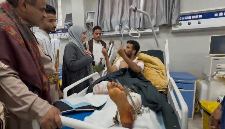 وزيرة الشؤون القانونية تزور جرحى القوات المسلحة والمدنيين في مستشفيات مدينة تعز