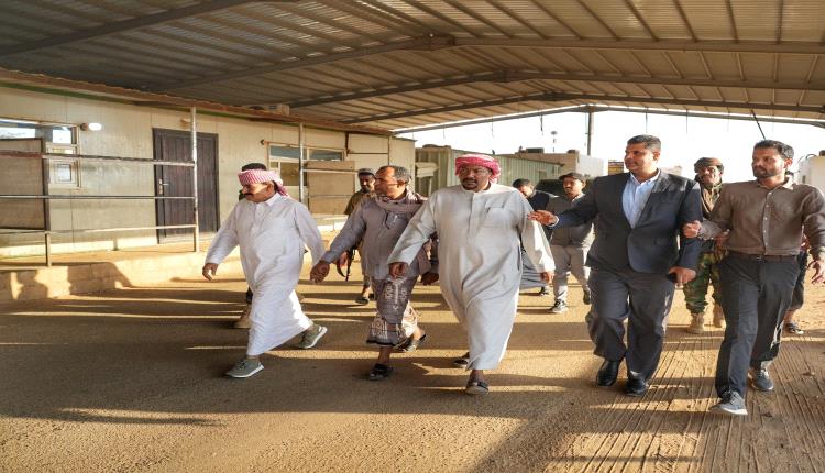 لجنة مكلفة من عضو مجلس القيادة محافظ حضرموت تصل منفذ الوديعة لتقييم المرافق والخدمات والاحتياجات