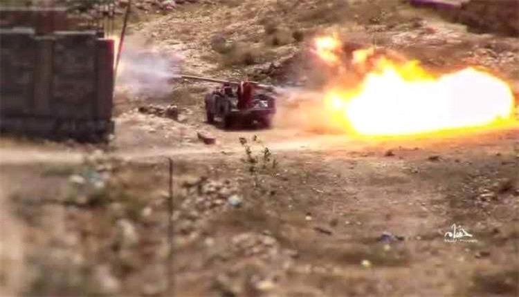 مقتل وإصابة أكثر من 20 حوثيًا وإحراق طقم جنوبي تعز