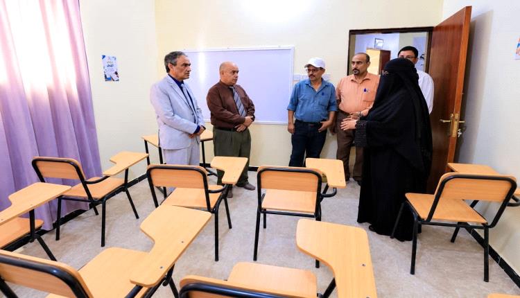 شبوة.. الأمين العام يفتتح معهد إيوان للتدريب والتأهيل بعتق ويؤكد أهمية تعزيز قدرات التدريب والتأهيل