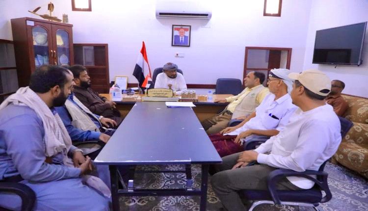 مدير عام شبام يبحث مع ائتلاف صنعاء للاغاثة والتنمية ترميم سدة شبام التاريخية