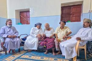 التميمي مدير عام مصلحة شؤون القبائل يزور الشخصية الاجتماعية الشيخ عرفان عبود حم